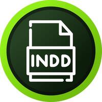 Indd File Creative Icon Design vector