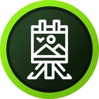 Canvas Creative Icon Design vector