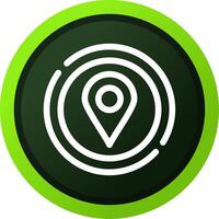 Location Pin Creative Icon Design vector