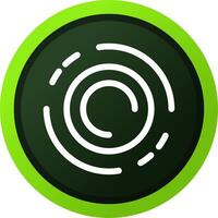 Black Hole Creative Icon Design vector