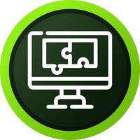 Puzzle Creative Icon Design vector
