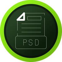 diseño de icono creativo de archivo psd vector