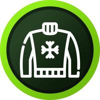 Sweater Creative Icon Design vector