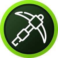 Pickaxe Creative Icon Design vector