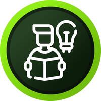 Self Learning Creative Icon Design vector