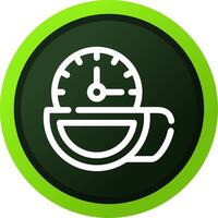 Tea Time Creative Icon Design vector