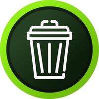 Trash Can Creative Icon Design vector