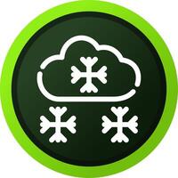 Snowy Creative Icon Design vector