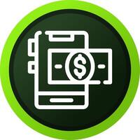 Bank Payment Creative Icon Design vector