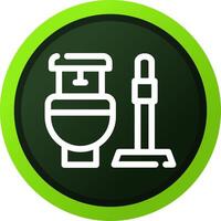 Toilet Creative Icon Design vector