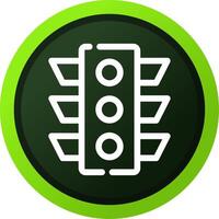 Traffic Light Creative Icon Design vector