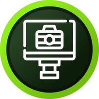 Lcd Camera Creative Icon Design vector