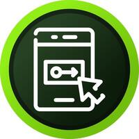 Landing Page Creative Icon Design vector