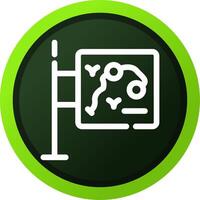 Map Creative Icon Design vector