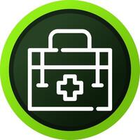 First Aid Kit Creative Icon Design vector