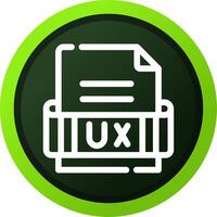 Ux Format Creative Icon Design vector