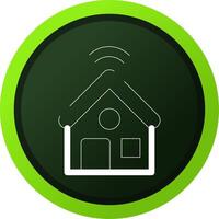 Smart Home Creative Icon Design vector