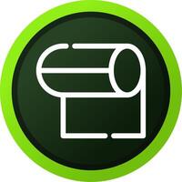 Tissue Roll Creative Icon Design vector