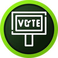 Vote Creative Icon Design vector