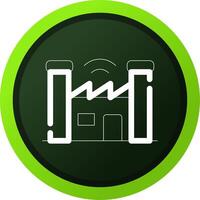 Smart Factory Creative Icon Design vector