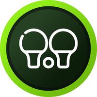 Ping Pong Creative Icon Design vector