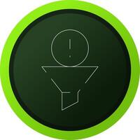 Filtering Creative Icon Design vector