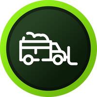 Snowplow Creative Icon Design vector
