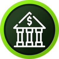 Bank Creative Icon Design vector