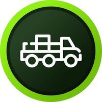 Mover Truck Creative Icon Design vector