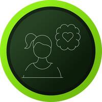 Emotional Awareness Creative Icon Design vector