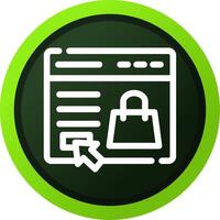 Online Store Creative Icon Design vector