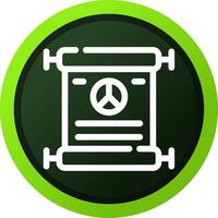 Peace Treaty Creative Icon Design vector