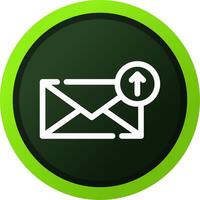 Upload Email Creative Icon Design vector