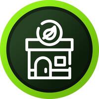 Eco House Creative Icon Design vector