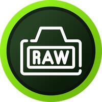 Raw Creative Icon Design vector