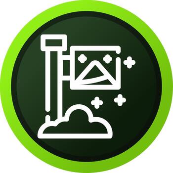 diseño de icono creativo de puntero vector