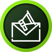 Email Marketing Creative Icon Design vector