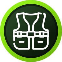 Life Jacket Creative Icon Design vector