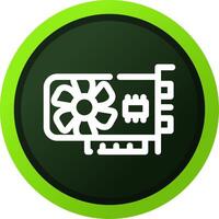 Graphic Card Creative Icon Design vector