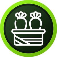 Groceries Delivery Creative Icon Design vector