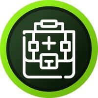 First Aid Kit Creative Icon Design vector