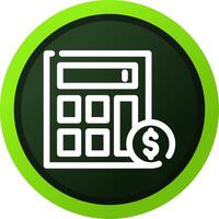 Accountant Creative Icon Design vector