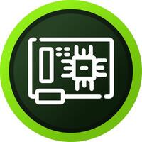 Circuit Board Creative Icon Design vector