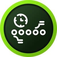 Circle Accent Timeline Creative Icon Design vector