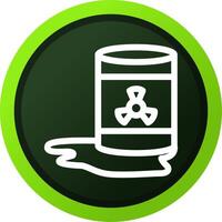 Toxic Waste Creative Icon Design vector