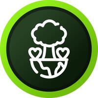 Save Planet Creative Icon Design vector