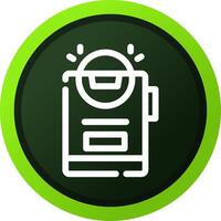 Light Creative Icon Design vector