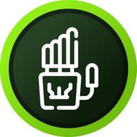 Robot Hand Creative Icon Design vector