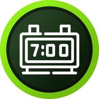 Digital Clock Creative Icon Design vector
