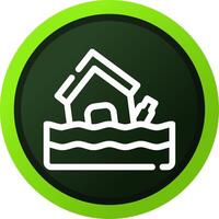 Flood Creative Icon Design vector